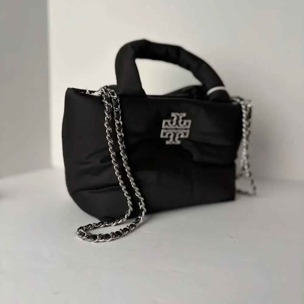 Tory Burch Mini Britten Puffer Tote with Chain